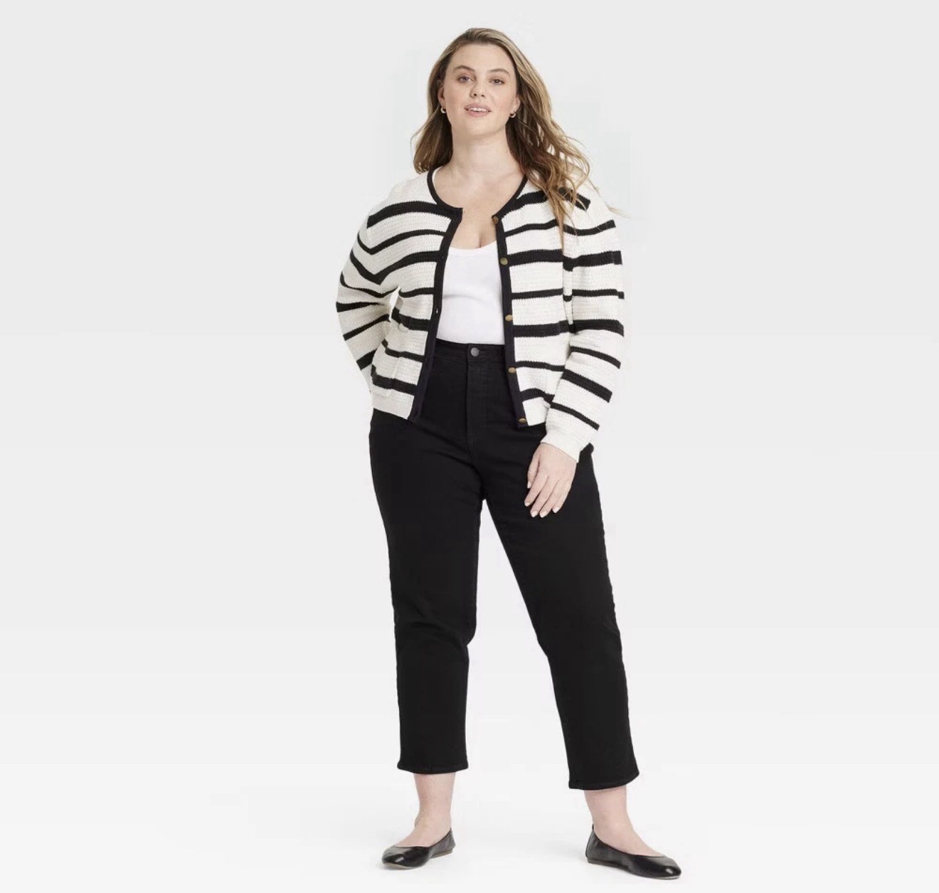 Women’s Mid-Rise 80’s Slim Fit Jeans – Universal Thread Black 12: Ankle