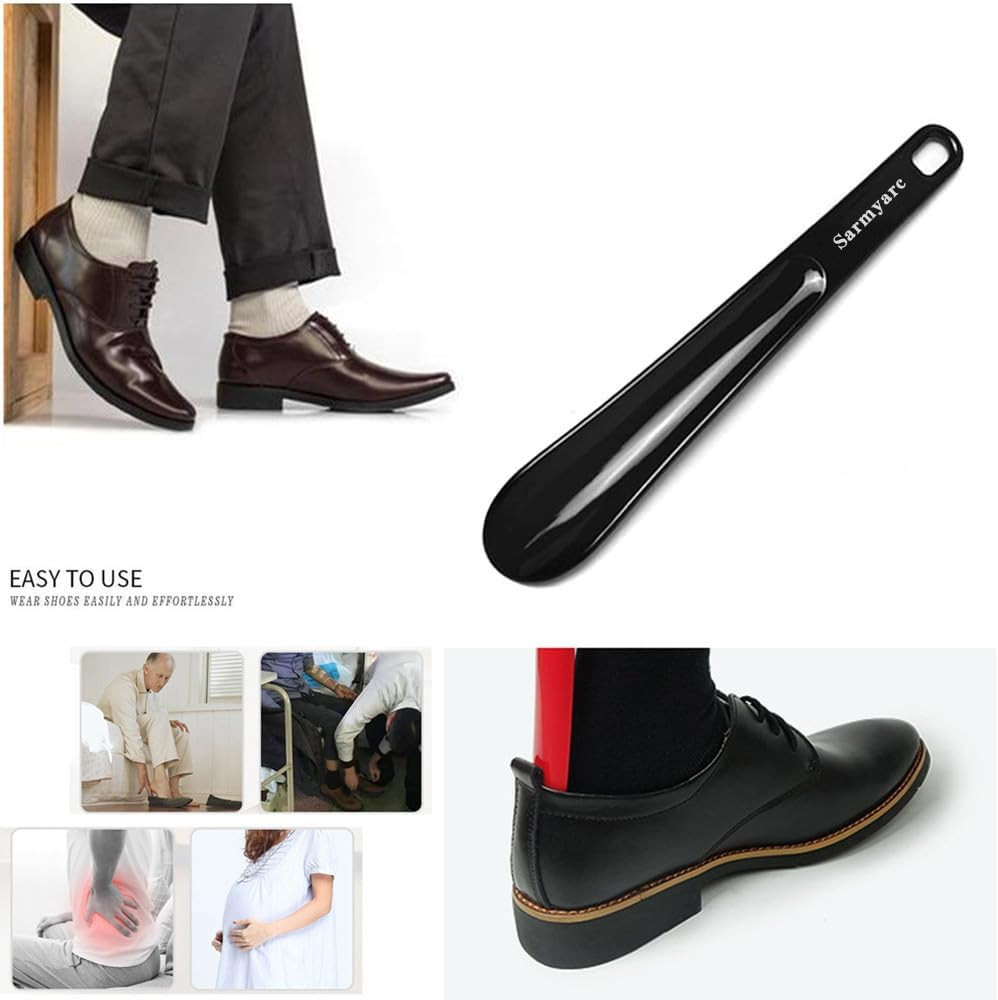 Shoe Horn,2 Pack Plastic Shoe Horns, 10.3 Inches – Shoe Horns for Men, Women,Sen
