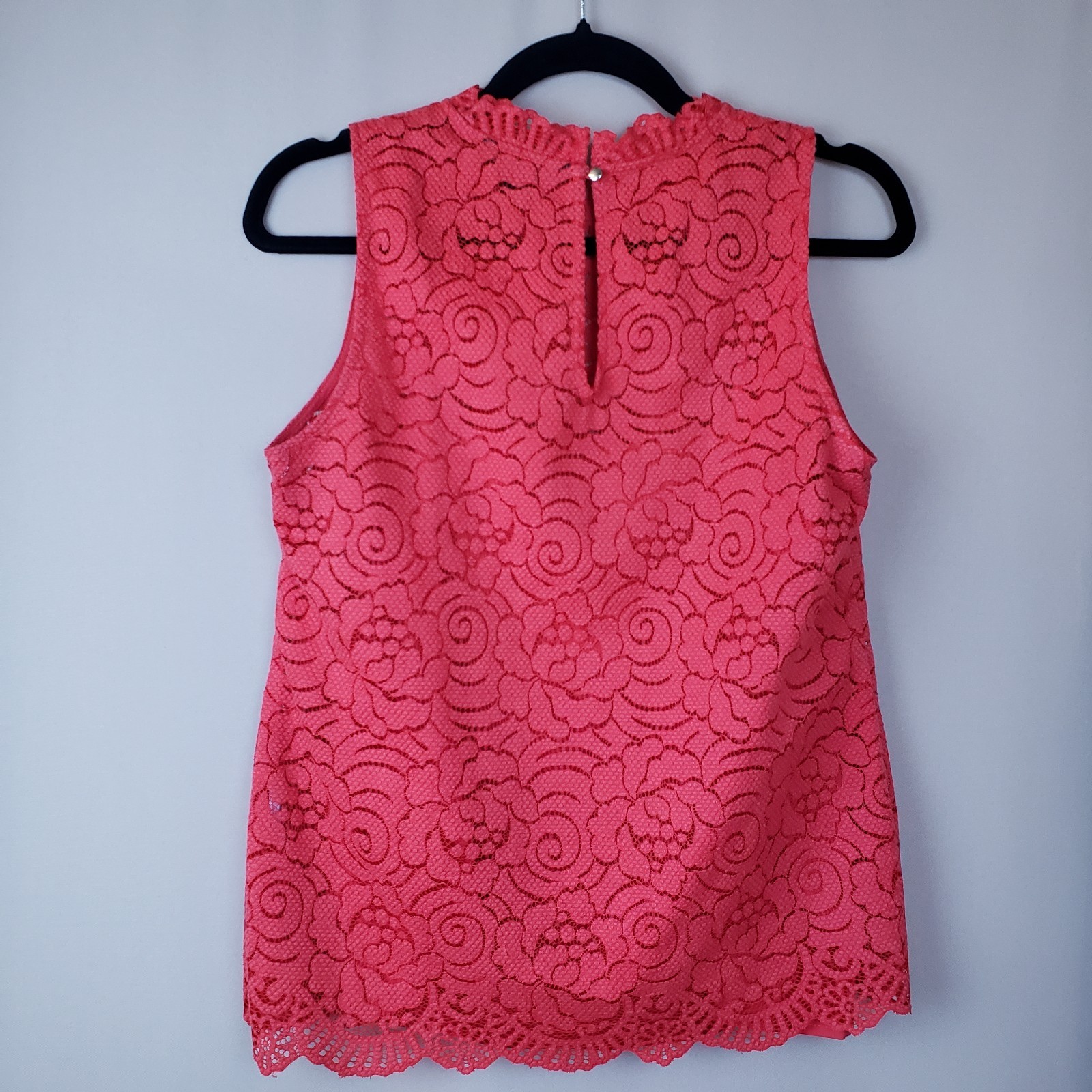 Banana Republic Top S Lace Sleeveless High Neck With Camisole Colorful Resort