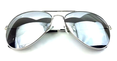 Men Women MIRROR “SILVER STAR” Sunglasses PILOT Shadz Unisex Gafas