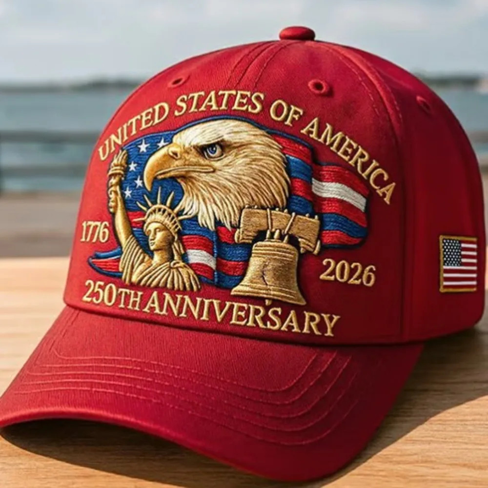 Baseball Cap United States 250th Anniversary Hat Suitable for Multiple Events