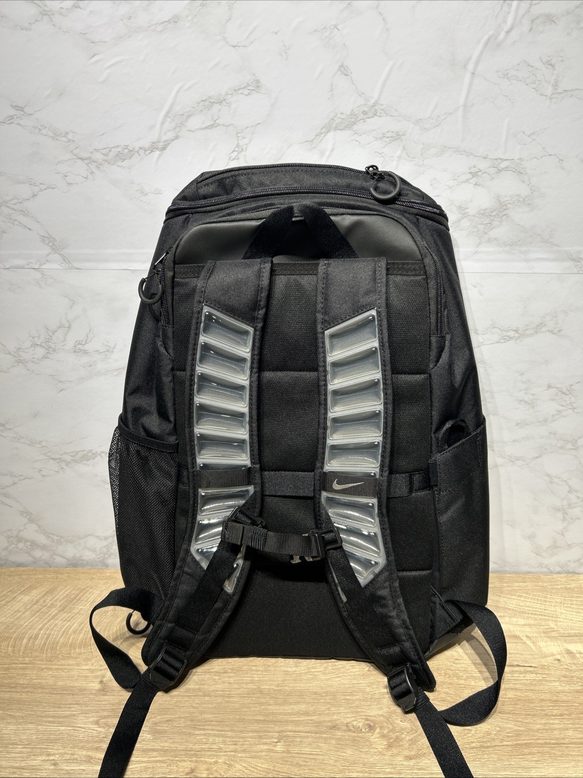 Nike Varsity Elite 32L Black School Padded Laptop Team Logo Backpack HM9965-010