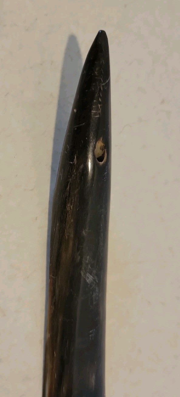 Authentic Handmade in Scotland Ox Horn Shoe Horn 8.5 Inches