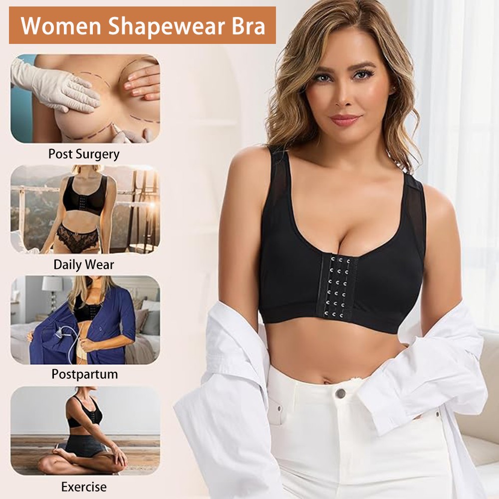 Anti-Sagging Shaper Bra Breast Lift Up Back Support Shapewear Post Surgery Bras
