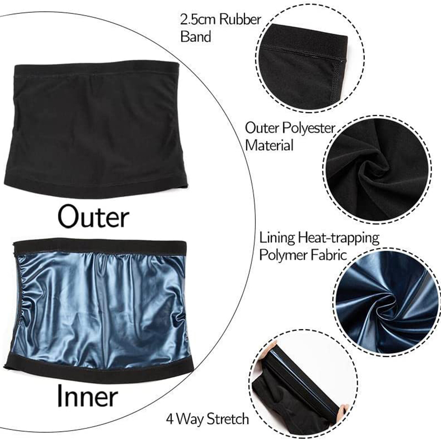 HOT Women Sweat Body Shaper Sauna Waist Trainer Fajas Reductoras Shapewear Belt