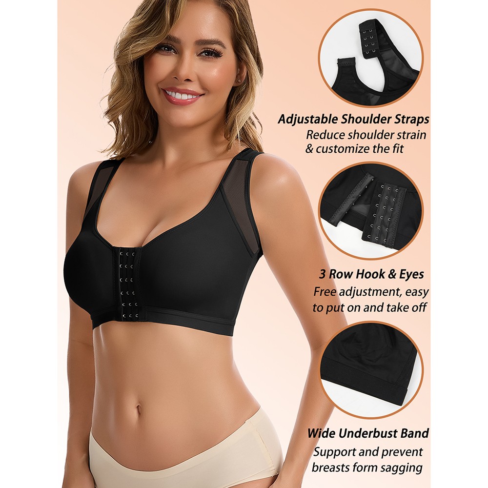 Anti-Sagging Shaper Bra Breast Lift Up Back Support Shapewear Post Surgery Bras