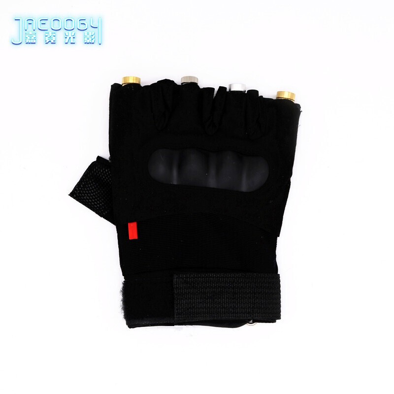 LED Light Glow Gloves DJ Dancer Bar Stage Show Color Laser Gloves Cosplay Props
