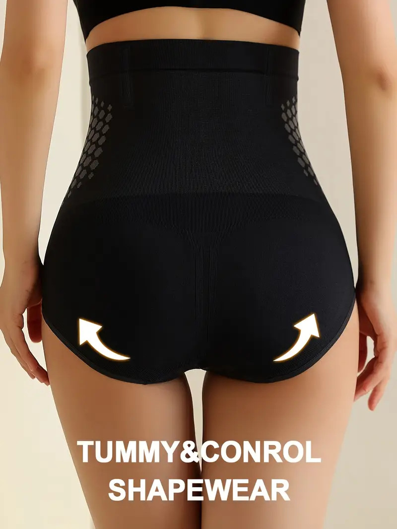 Women High Waist Abdomen Control Panties Magnetic Therapy Body Shaping Panties