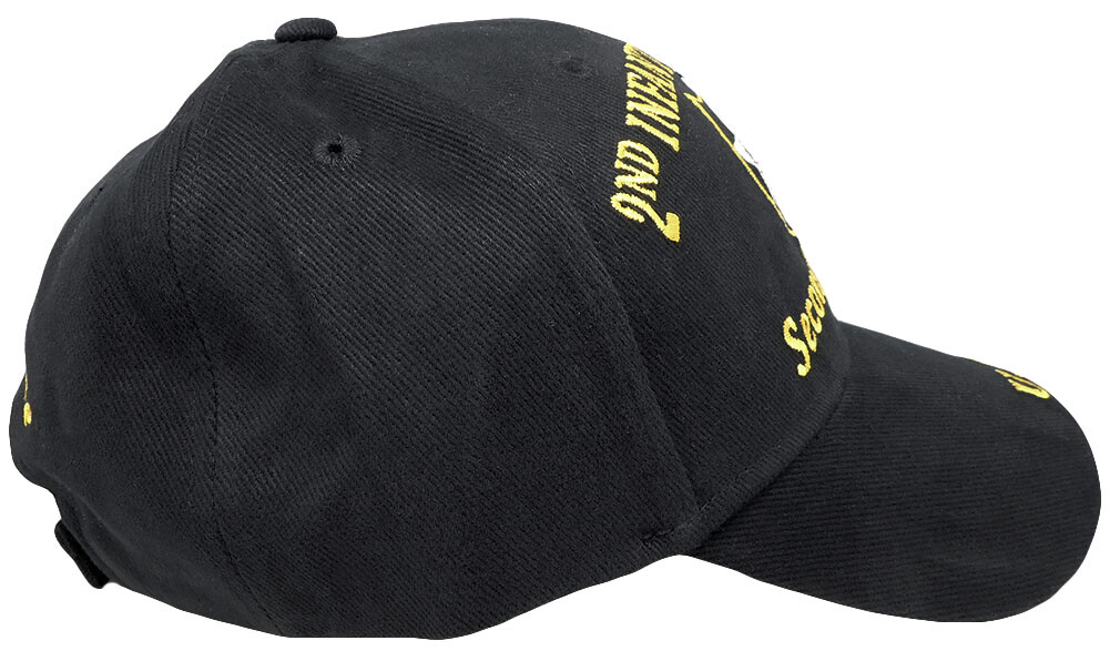 2ND INFANTRY DIVISION US ARMY SECOND TO NONE EMBROIDERED BASEBALL CAP HAT (RUF)