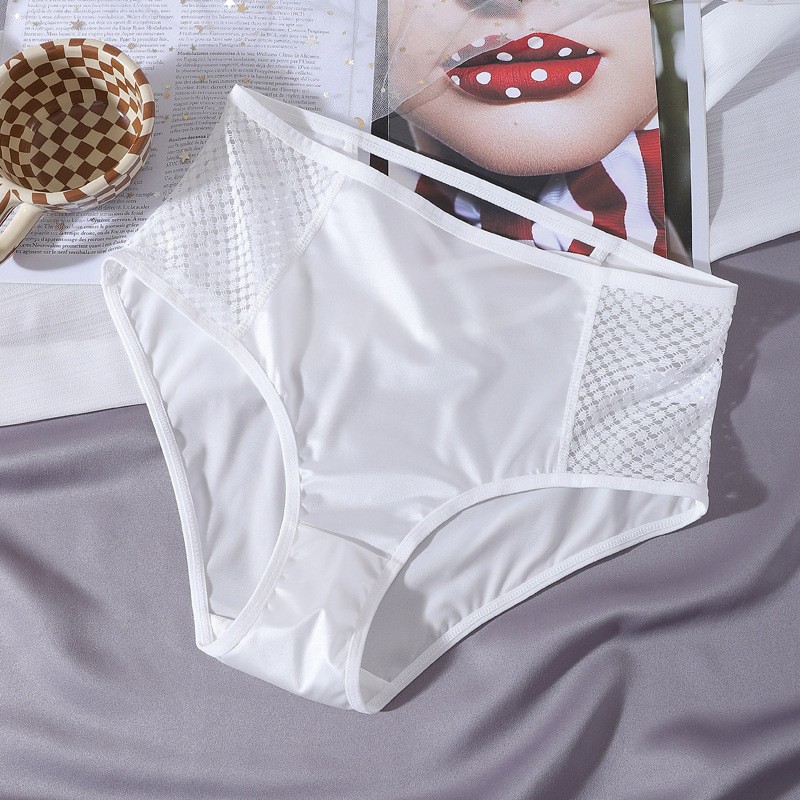 3 Pack Lot Sexy Womens Silky Satin Panties Underwear Brief See Through Lingeries