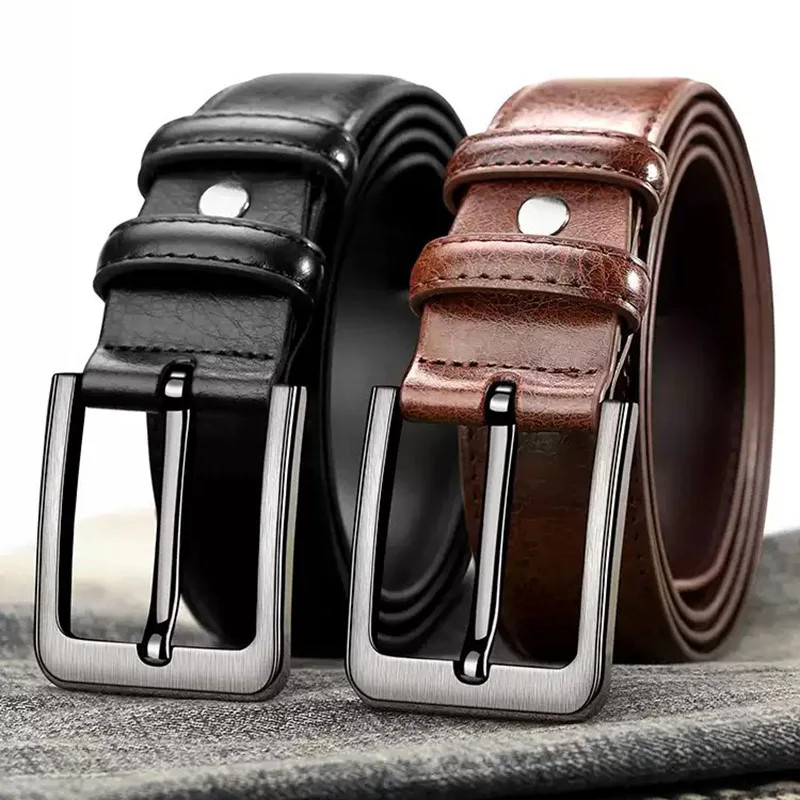 Men’s belts,Full Grain Genuine Leather Casual Dress Jeans Belts for Men