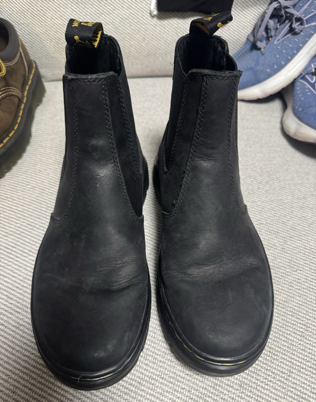 Dr. Martens Men’s Black Leather Chelsea Ankle Boots US 7 UK 6 EU 39
