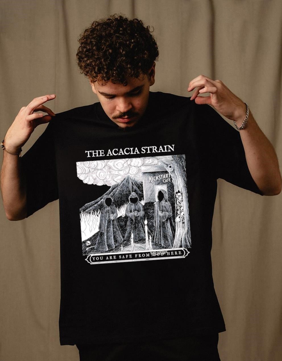 The Acacia Strain Band You Are Safe From God Here T-shirt S to 5XL NZ787