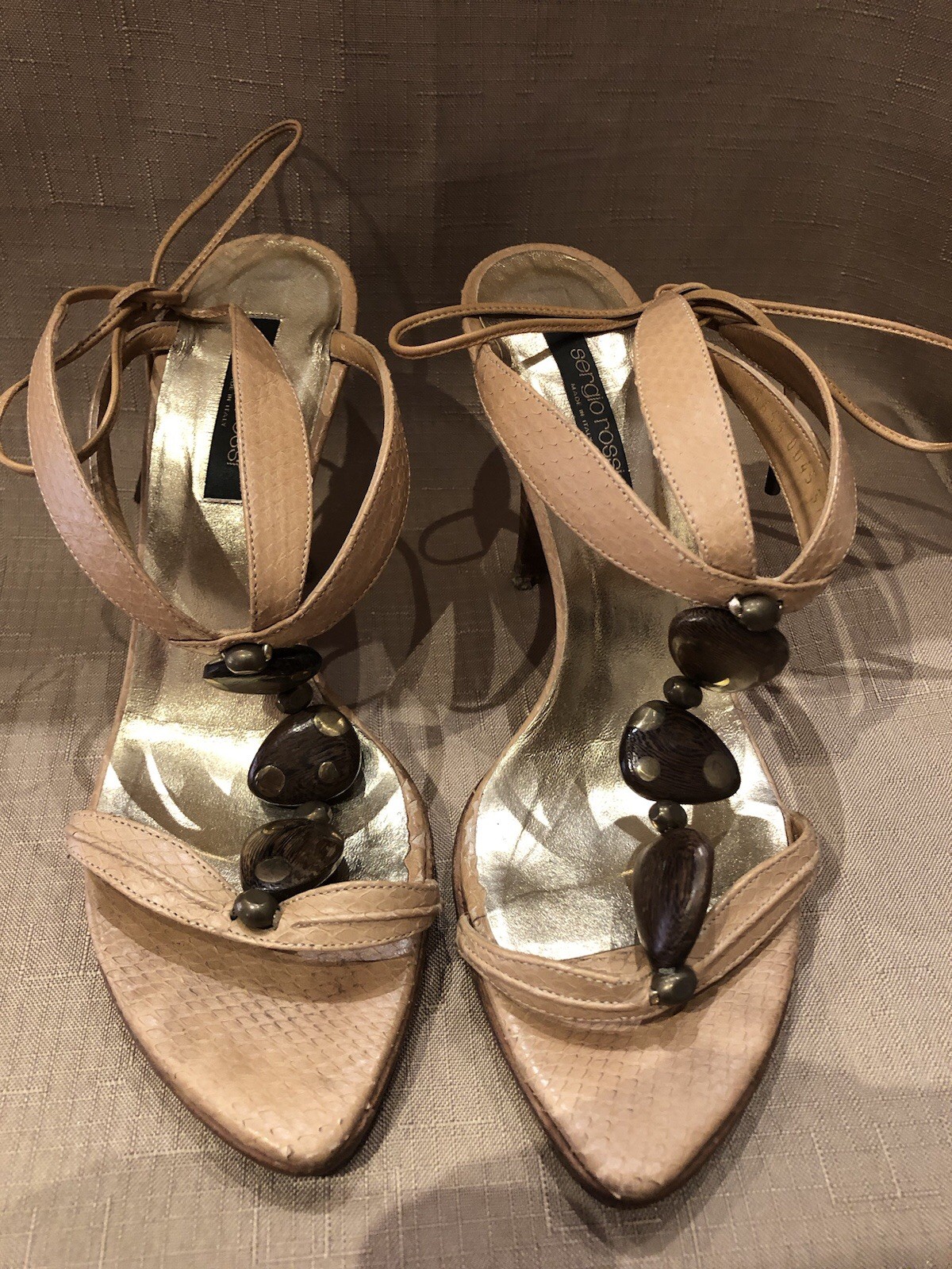 Authentic Vintage Sergio Rossi Heels 3 7 1/2