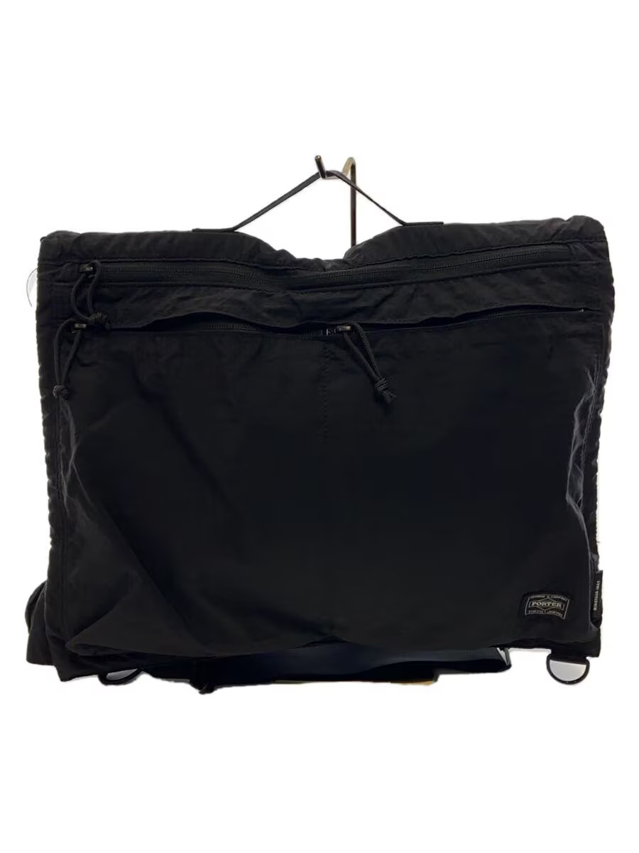 PORTER MINOTAUR INST. Shoulder Bag BLK Solid