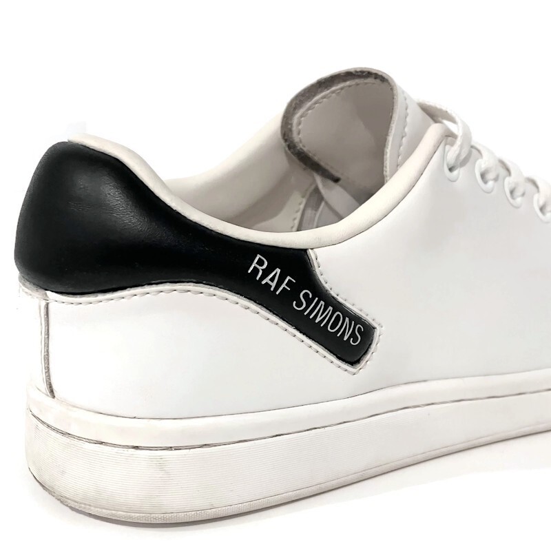 Raf Simons (Runner) White/black Leather Orion Shoes Women’s Size US 7/UK 6/EU 39