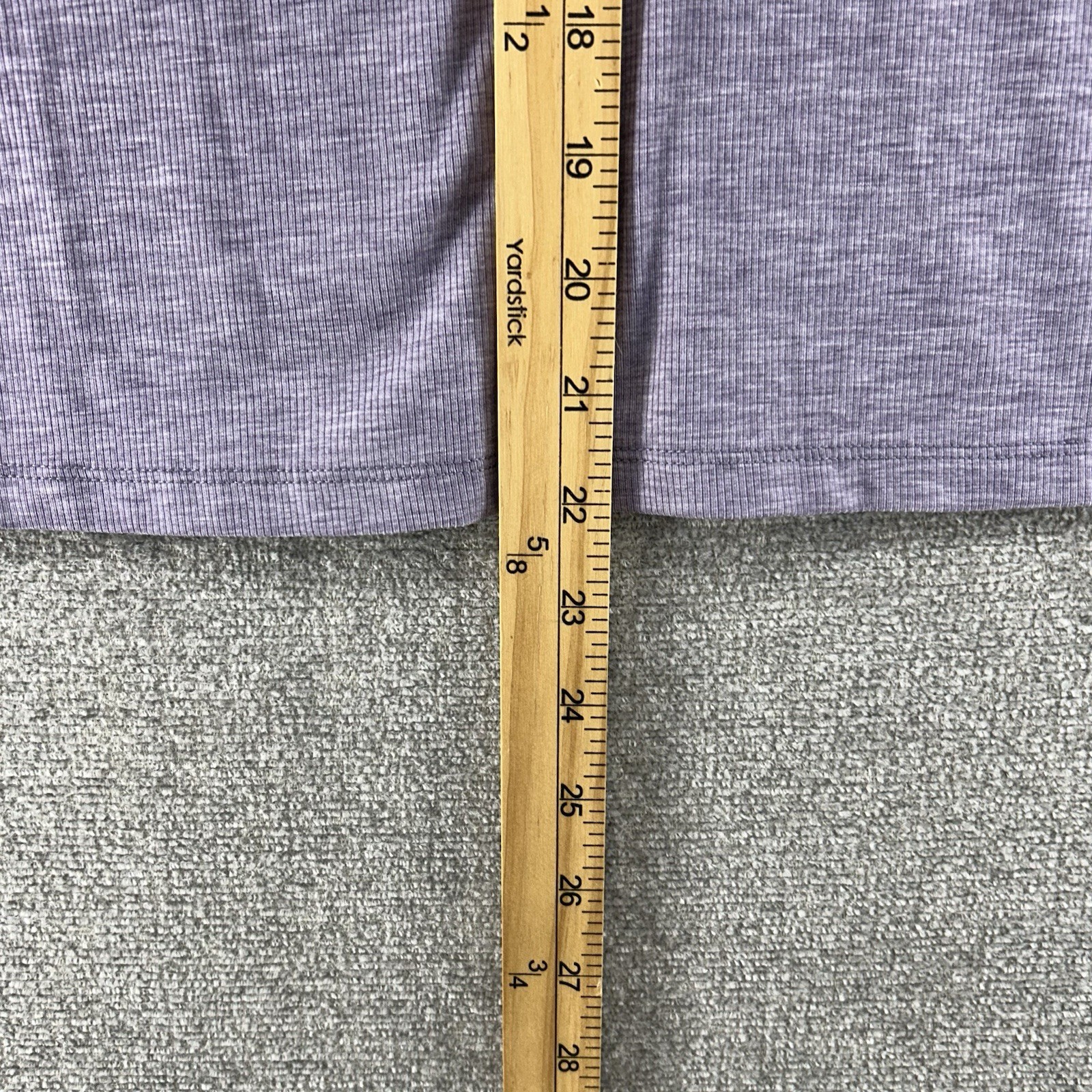The North Face Strong Rib Tee Top Women Size Medium Slim Fit Light Purple Casual