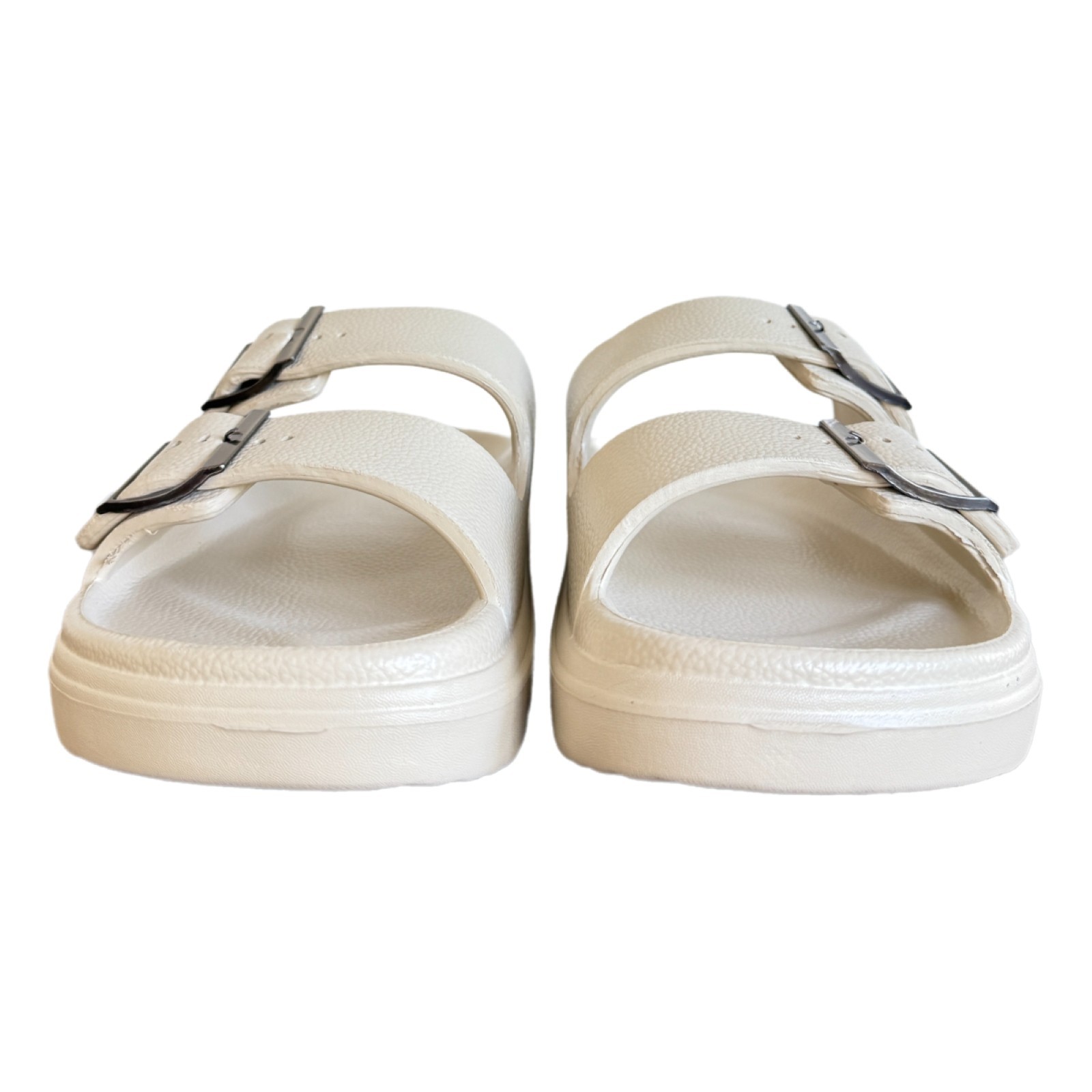 Men Women Platform Sandals Thick Sole Comfort Slides Buckle Slippers Beach Shoes