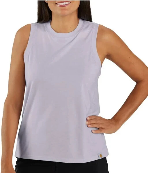 CARHARTT ‘ WOMENS ‘ TENCEL RELAXED FIT TANK ‘ LIGHT PURPLE ‘ SIZE SMALL