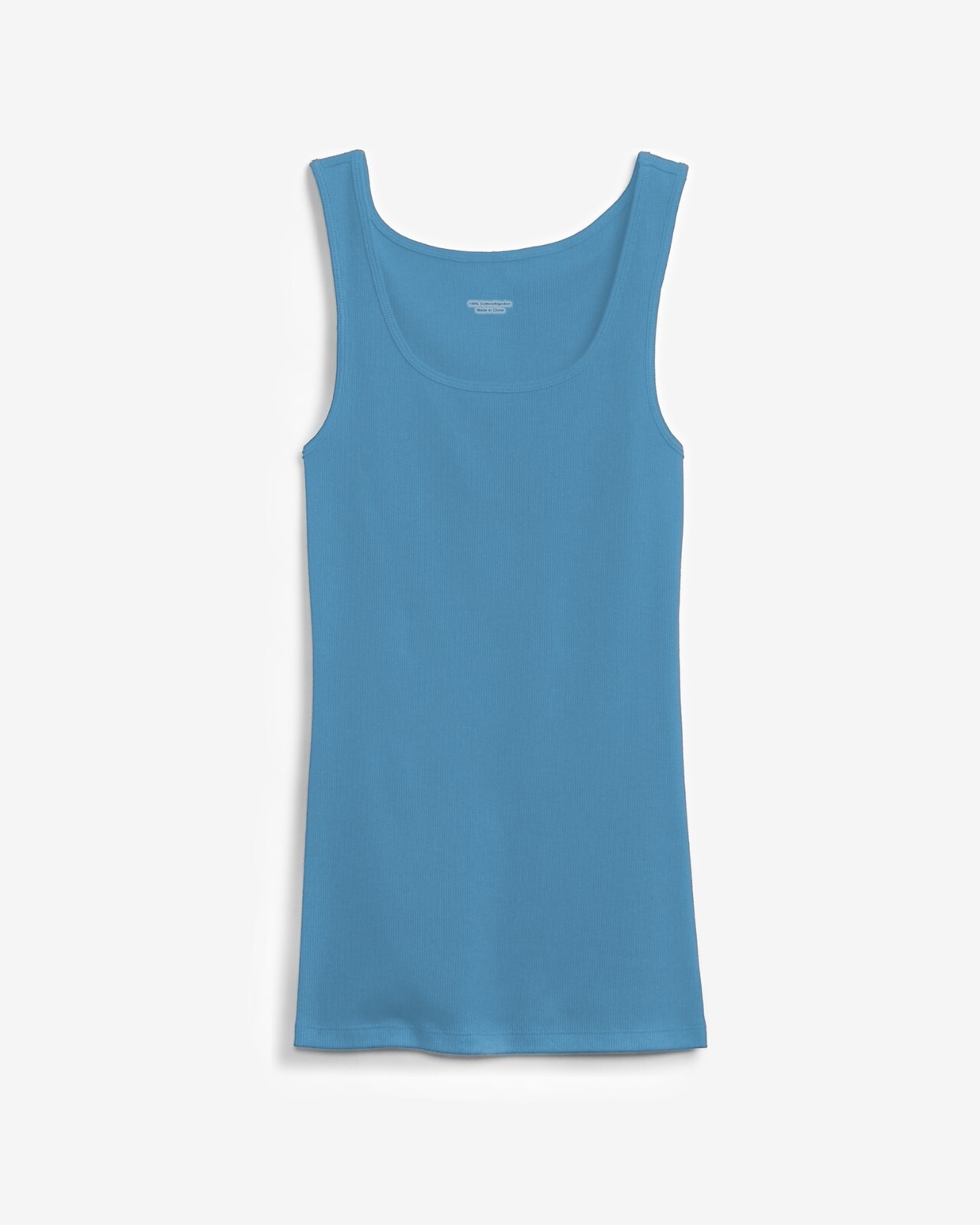 3-12Pcs Women Basic Round Neck Ribbed Tank Top 100% Cotton Sleeveless Shirts