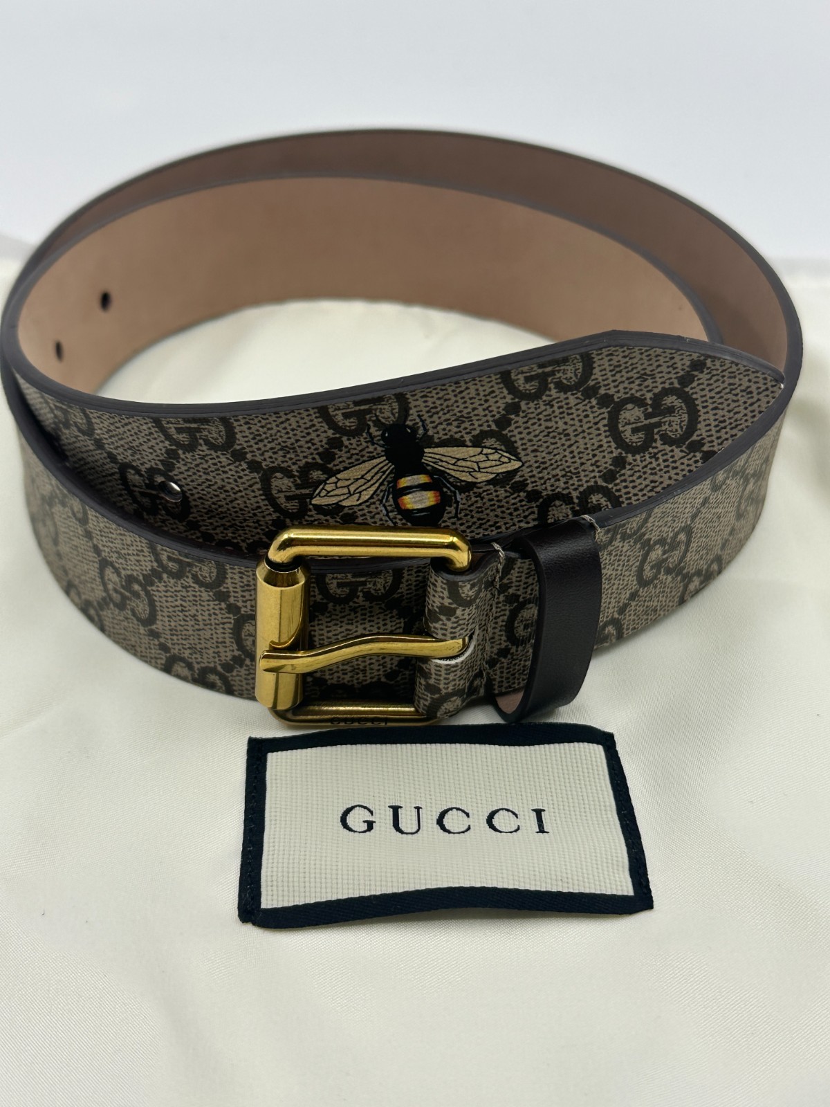 Bee Brown MonoGucci Mens Belt