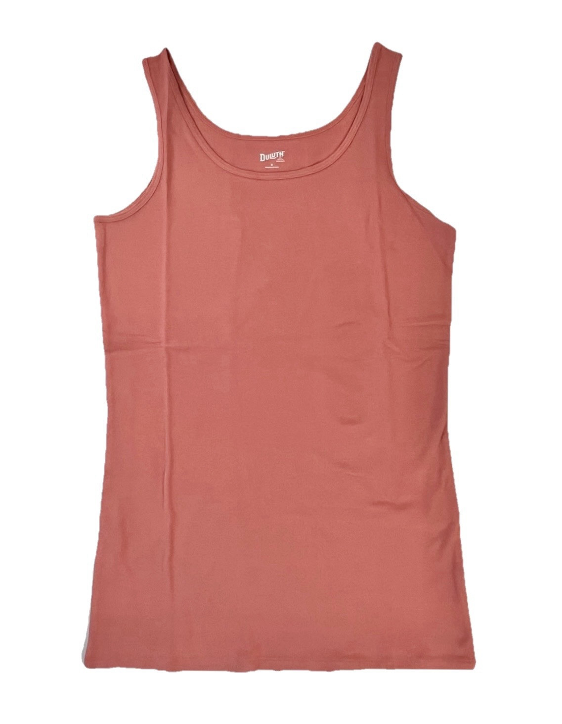 Duluth Trading Company Womens No-Yank Tank Wide Strap Faded Rose Size Medium NWT