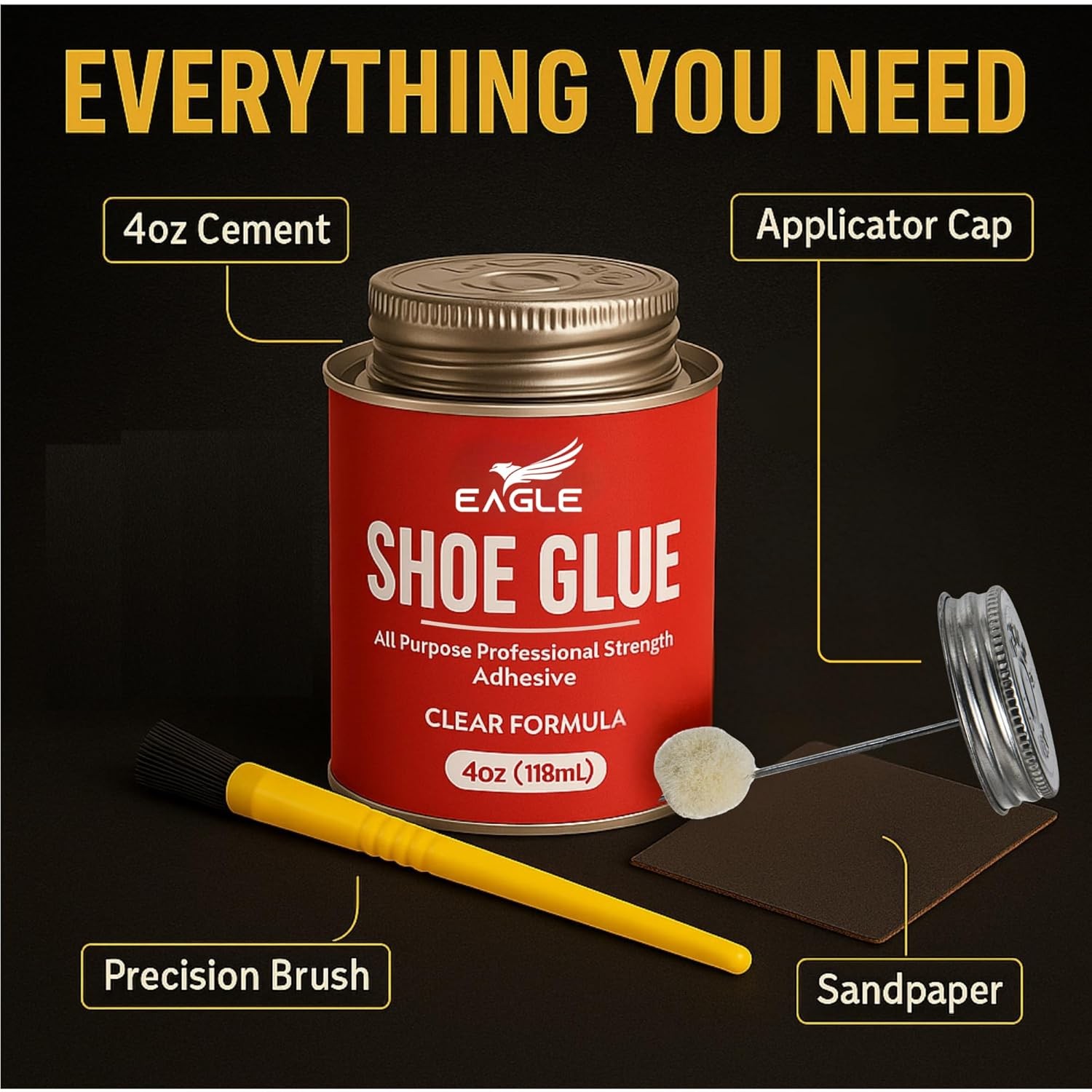 Heavy Duty Shoe Sole Glue for Repair Waterproof Shoe Adhesive