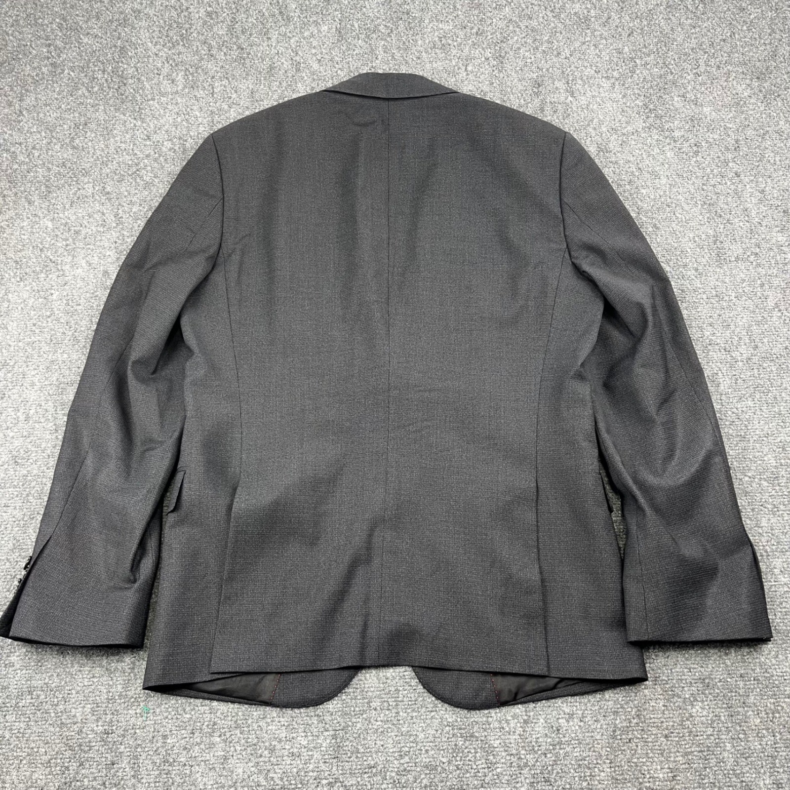 Hugo Boss C-Hutson1 Slim Fit Blazer Mens 38R Charcoal Gray Virgin Wool Red Label
