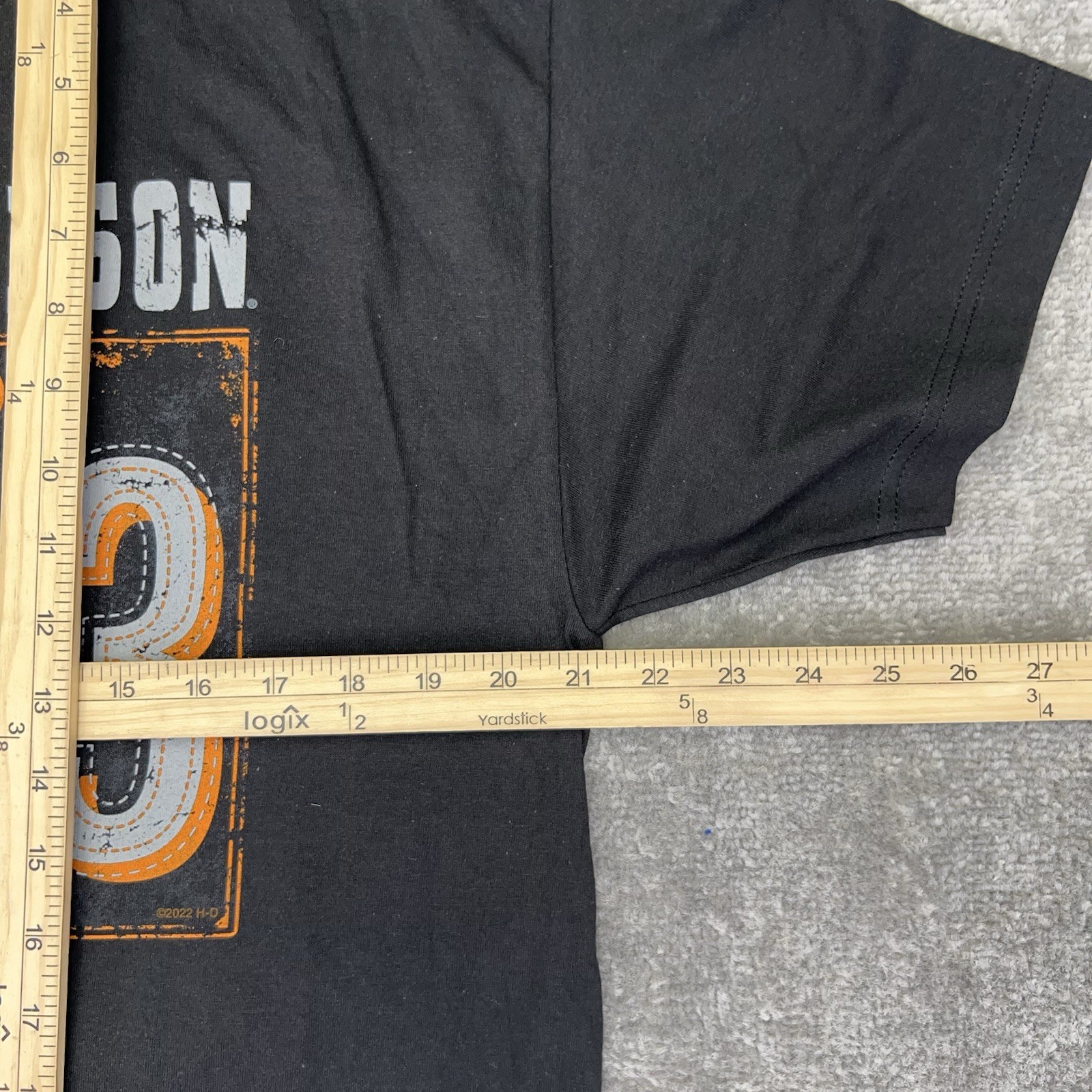 HARLEY DAVIDSON T-Shirt Men Established 1903 Motorcycles Graphic Large Black NWT