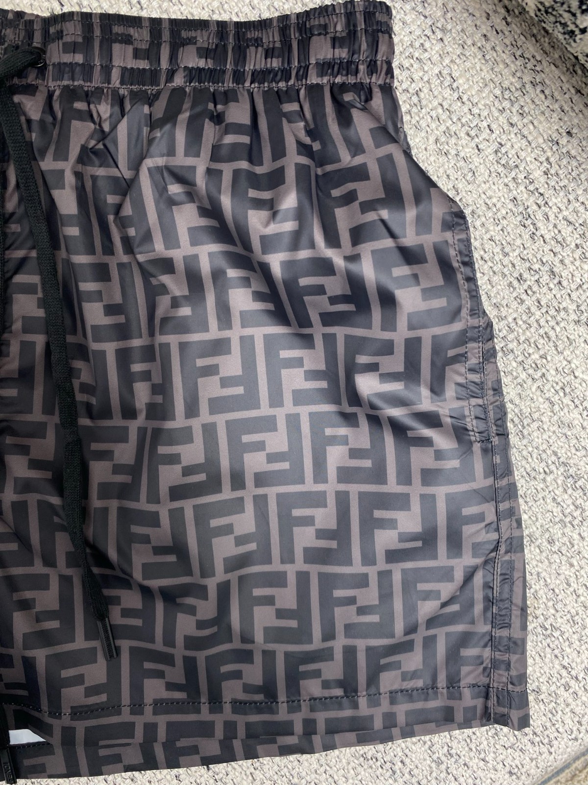Fendi’s new spring/summer shorts are made of twill mulberry silk, men’s size M.