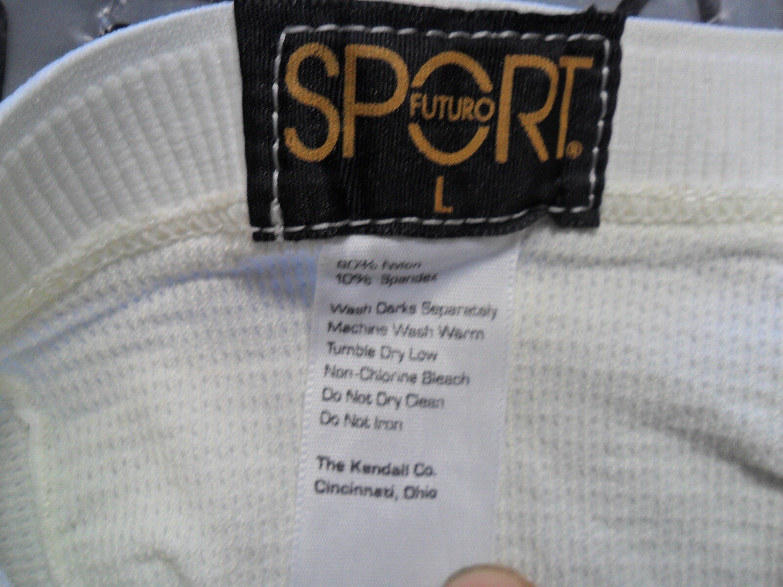 Large 28/30 Sport Futuro Vintage Long Undergarment 90% Nylon 10% Spandex Shorts