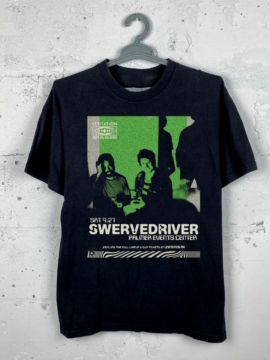NEW Swervedriver 2025 tour Poster T Shirt Black All Size Size S to 5XL AL787