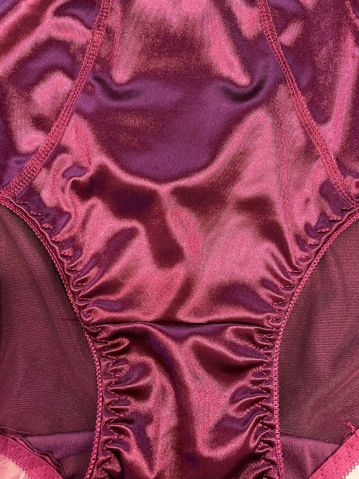 3/6 PRETTY SATIN Briefs Style PANTIES Womens Underwear #3125N Ella S M L XL