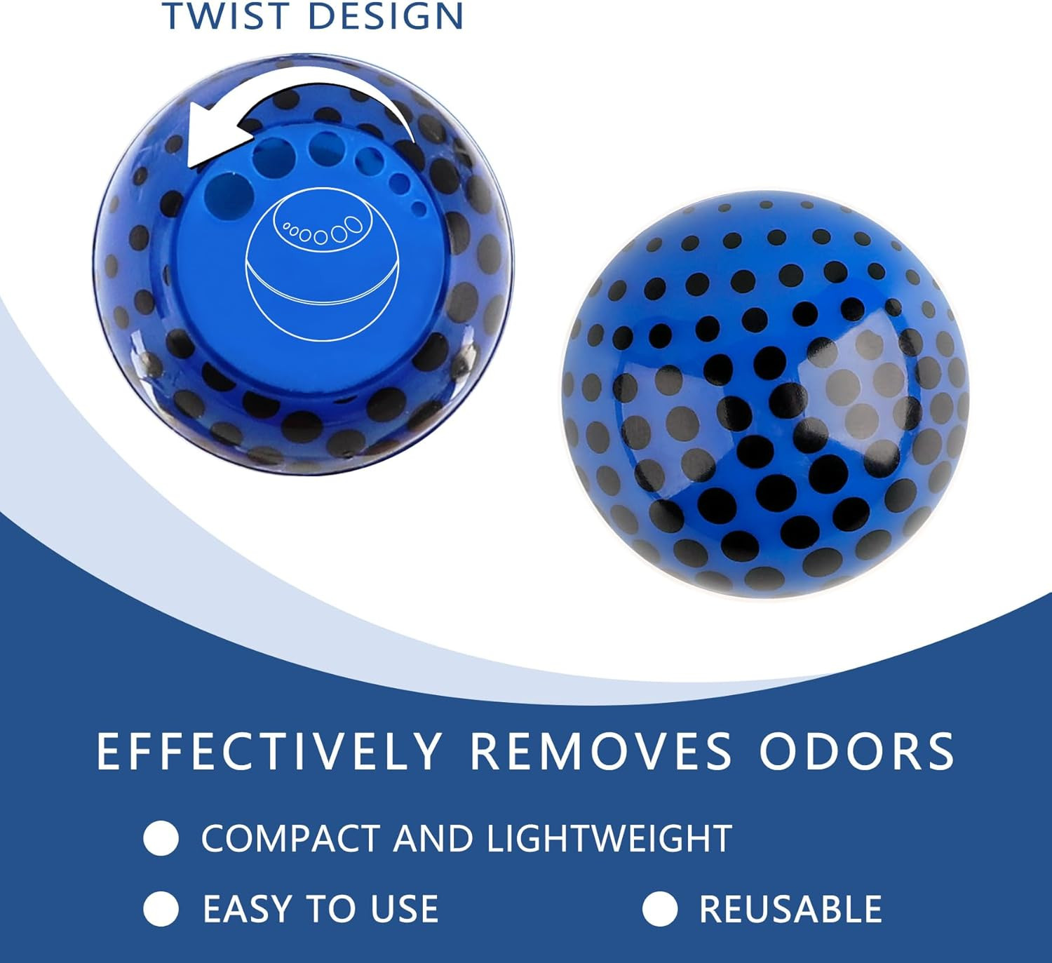 Sneaker Deodorizer Shoe Freshener Balls, Odor Eaters for Shoes Boots Mules, Smel