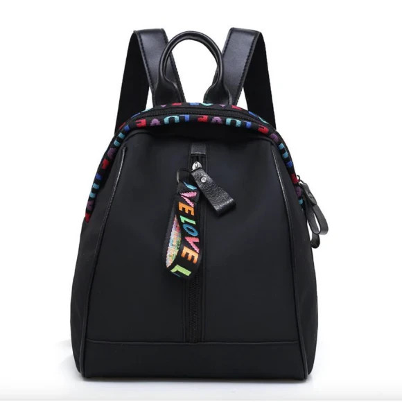 Mini Backpack for Women & Teens, Small Lightweight Oxford Cloth Shoulder Bag