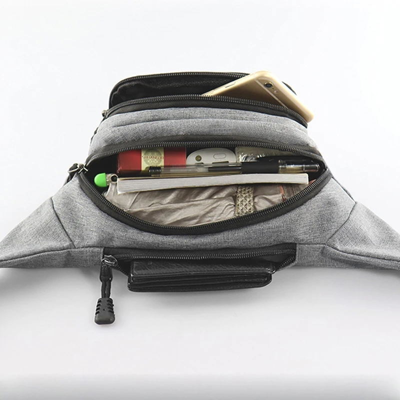 Men Women Fanny Pack Belt waist Bag Cross body Sling Shoulder Travel Sport Pouch
