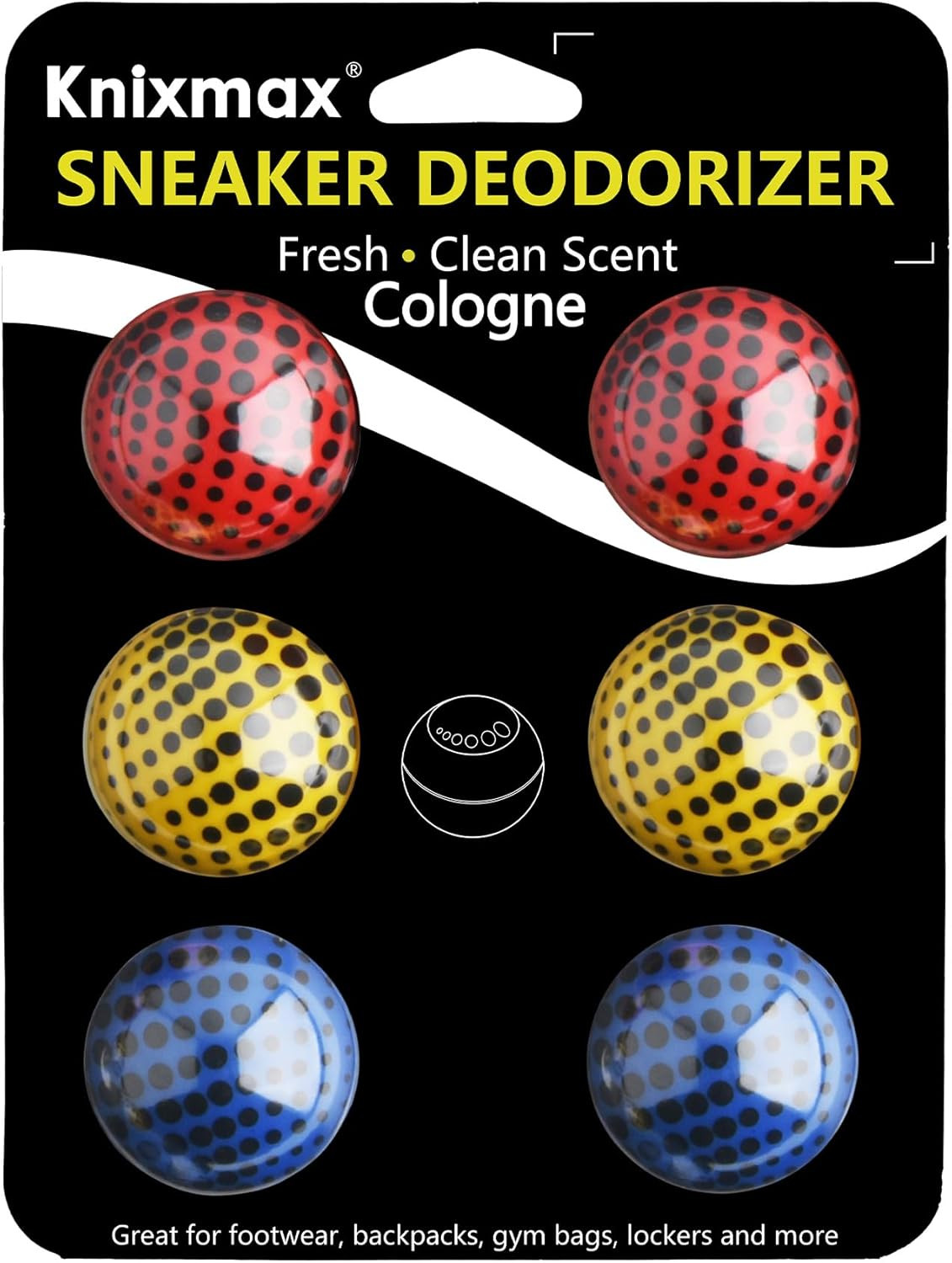Sneaker Deodorizer Shoe Freshener Balls, Odor Eaters for Shoes Boots Mules, Smel