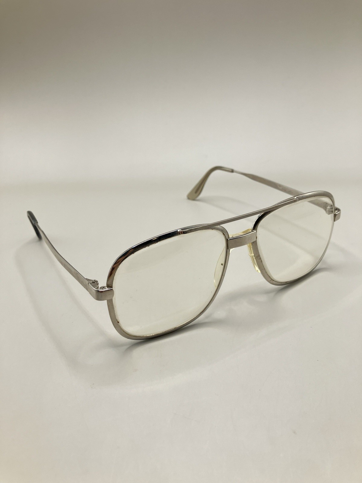 Vintage B&L Z87 Safety Aviator Glasses Jeffrey Dahmer Eyeglasses 56 [] 15 787