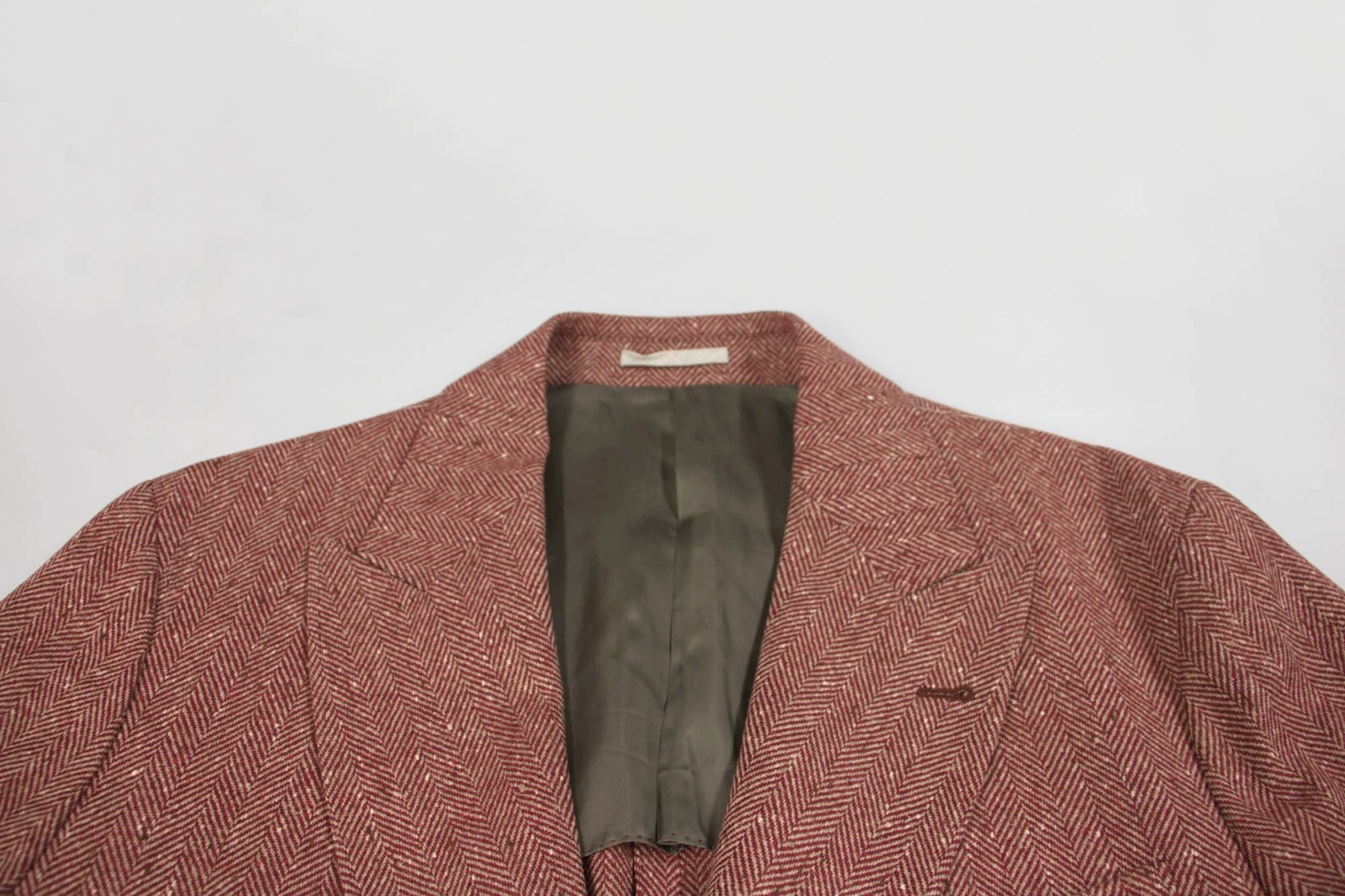 NWT $5500 Brunello Cucinelli Men’s Cashmere-Wool DB Herringbone Sport Coat A262