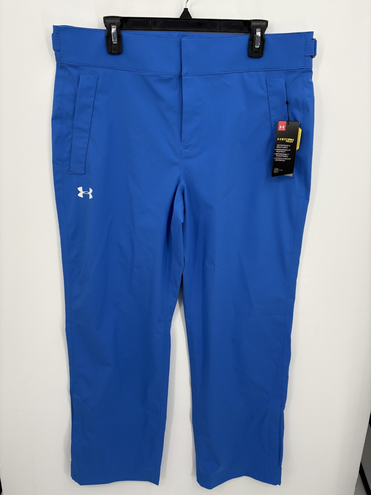 Under Armour Storm Proof Men’s Pants Rain Waterproof Snow 1305788-992, L, NWT!!
