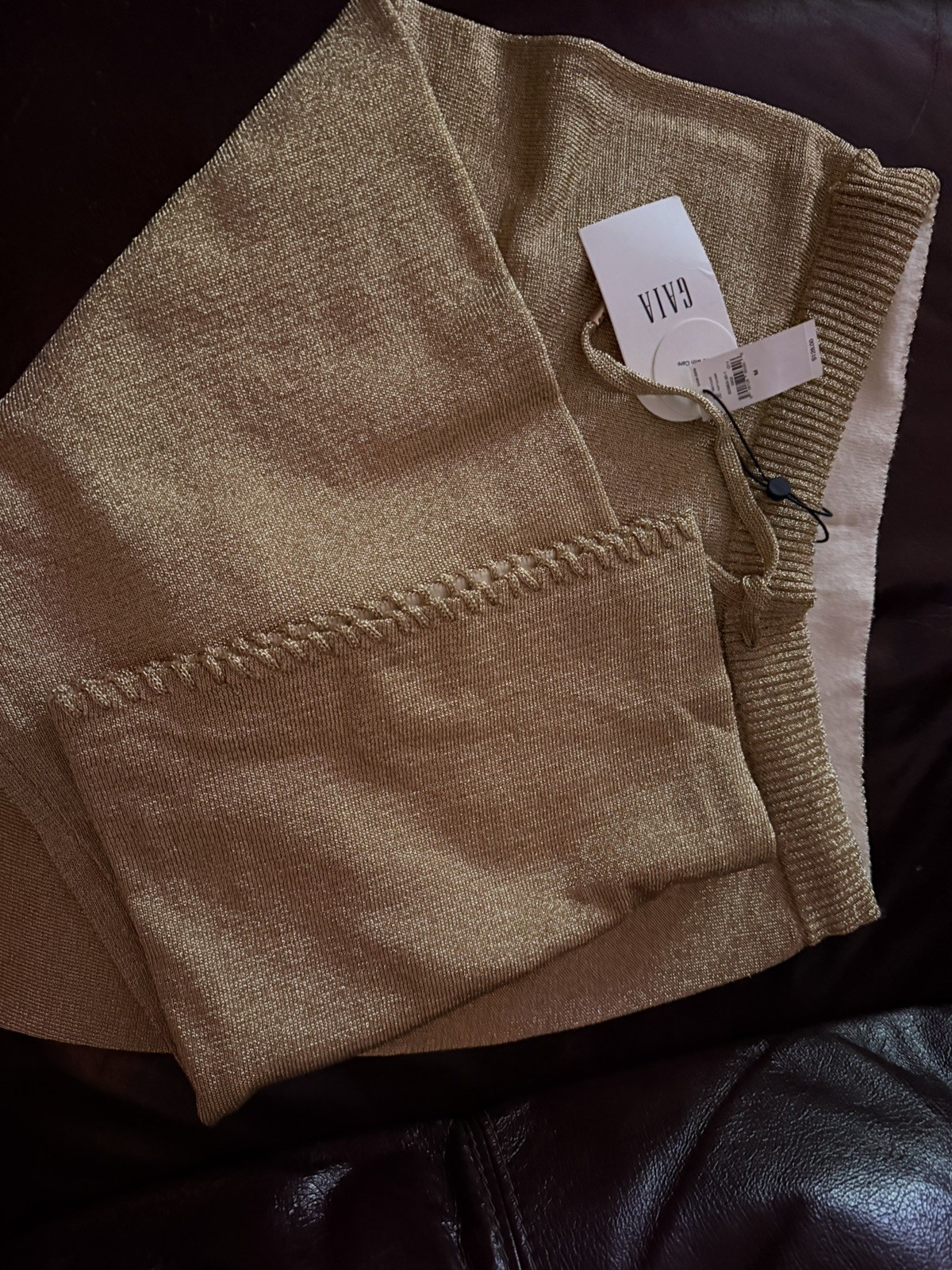 Gap x Cult Gaia Metallic Gold Lounge Pants Women’s Size XS-L