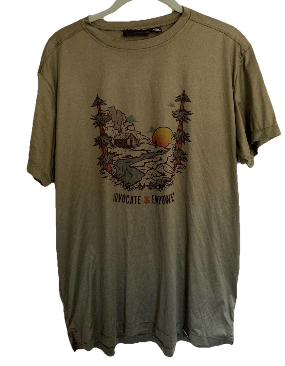 Truewerk B1 Sun Tshirt Advocate Empower Limited Framers Olive Green Sz L