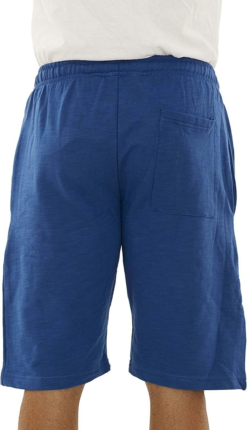 Republic Blue Men’s Sweat Shorts Fleece Cotton Jogger Gym Shorts with Pockets