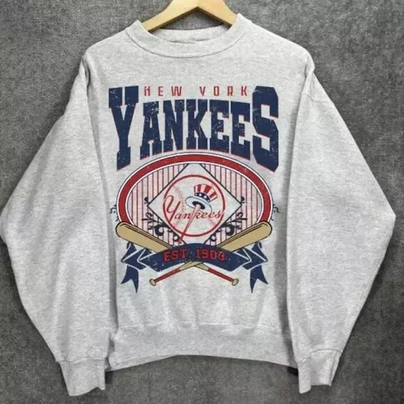 Vintage New York Yankees Est 1903 Sweatshirt Retro Style Men Women KH9032