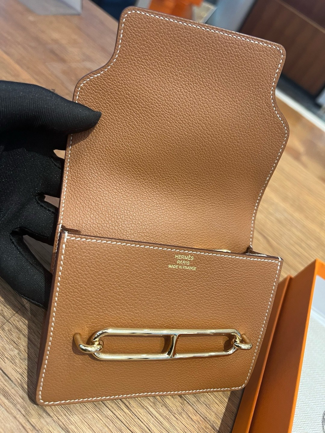 Hermes Pre-Owned Authentic Roulis Luxury Handbag H082053CP37 12.5*11cm