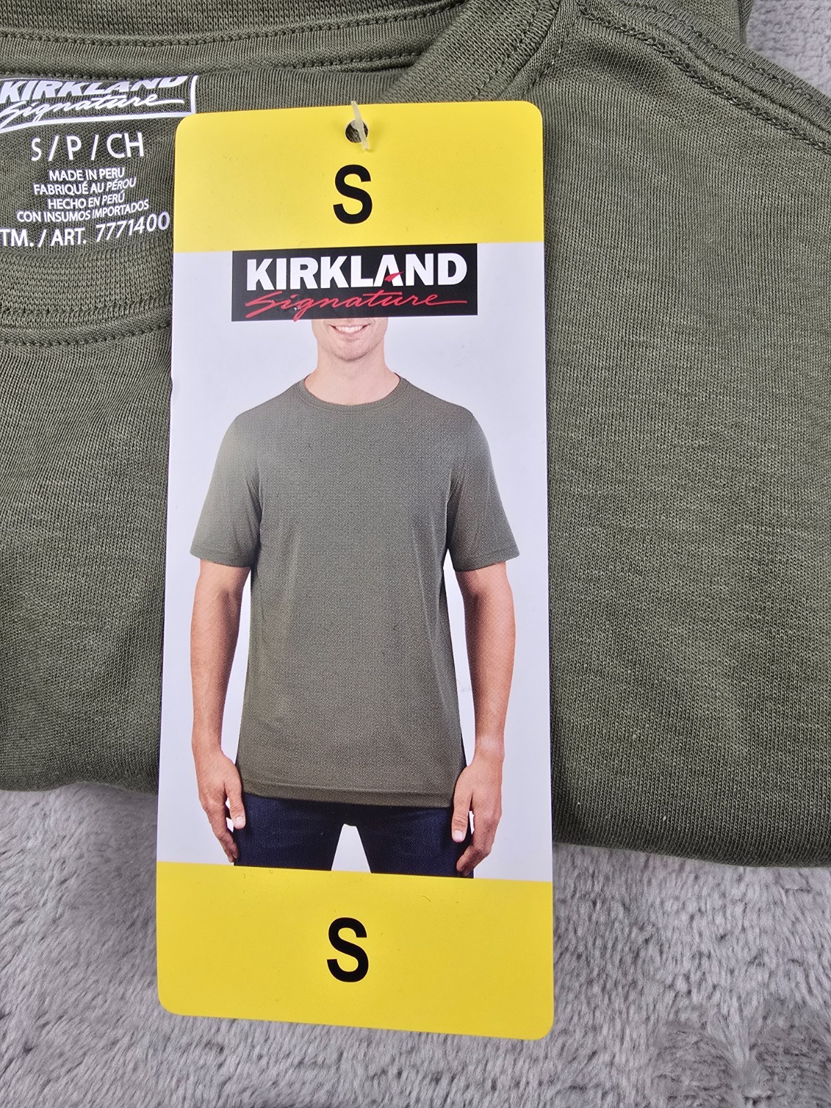 Kirkland Signature Pima Cotton T-Shirt Mens Short Sleeve Pick Size Color