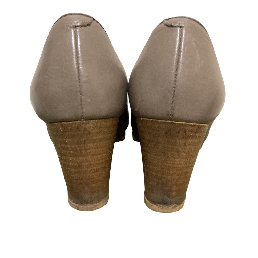 Chloe belt design pumps, size 35, approximately 8.5 inches, greige Women USED