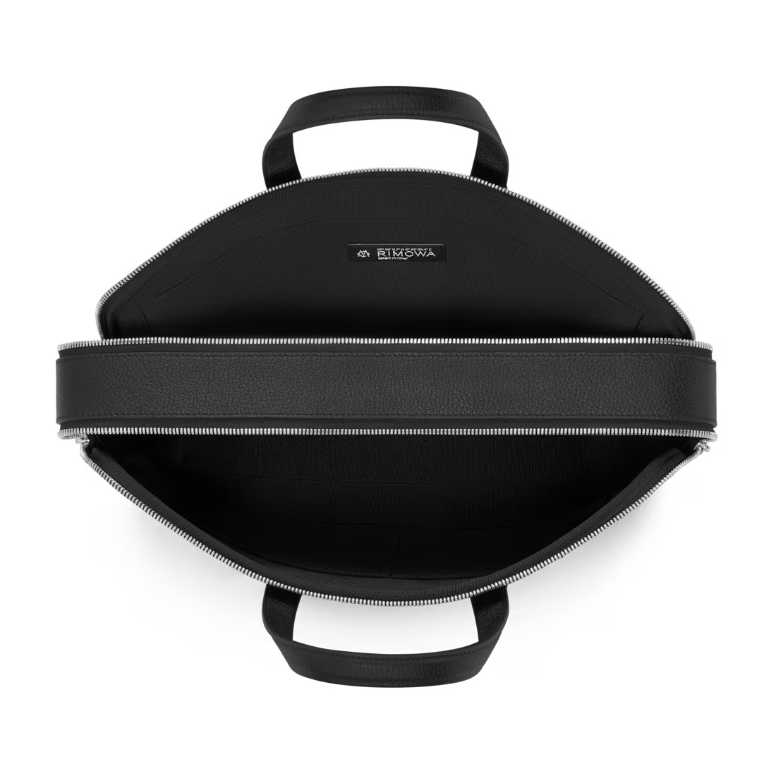 RIMOWA Never Still Leather Briefcase, Black, $1,790 Retail
