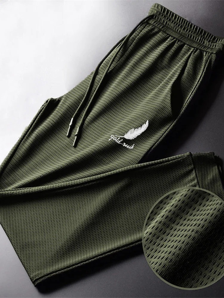 Men Fashion Quick Dry Pants Lightweight Hiking Jogging Running Trousers
