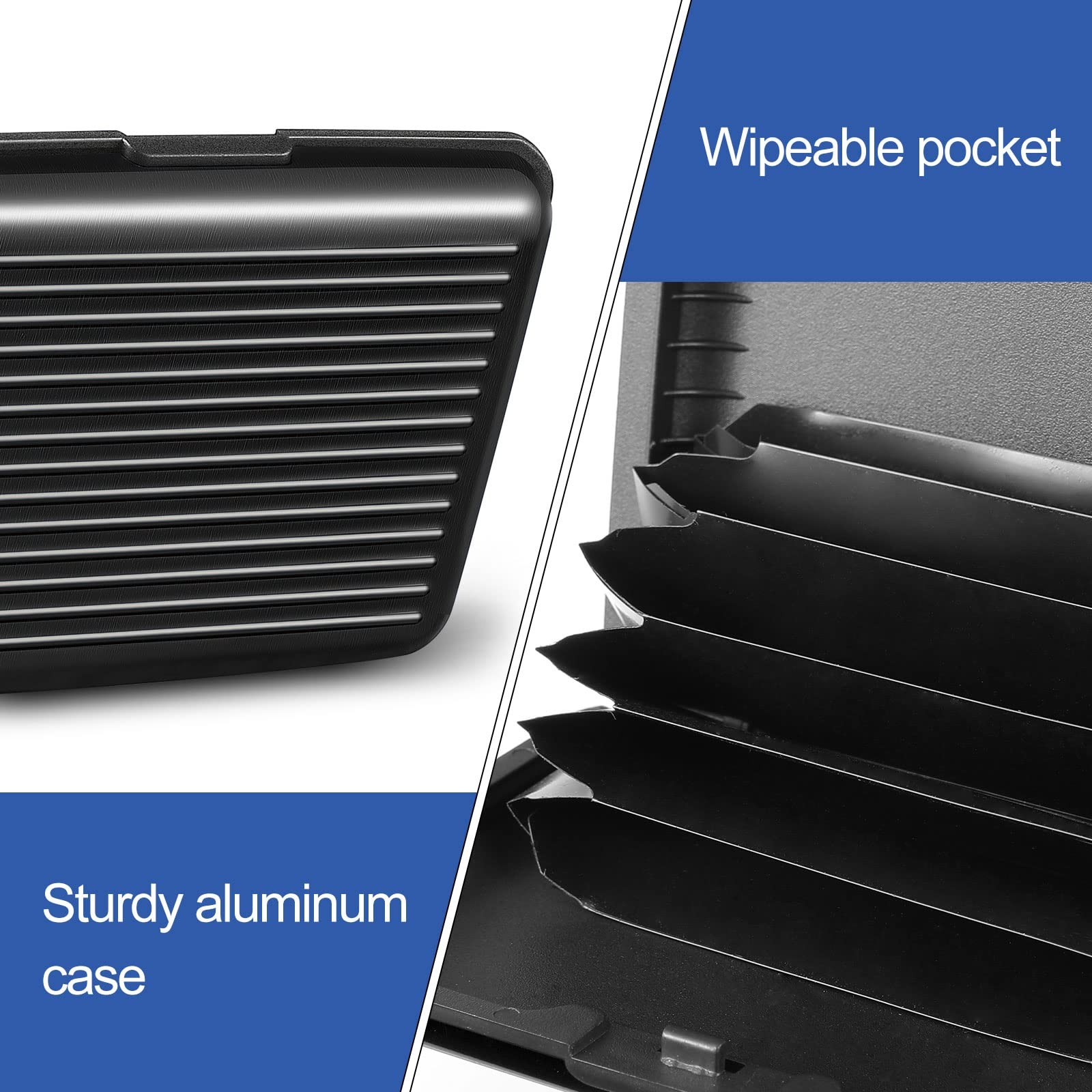 Aluminum Metal Pocket Business ID Credit Card Wallet Holder Waterproof Case Box